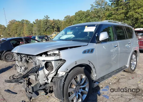 2012 Infiniti Qx56 from USA, damaged, VIN JN8AZ2NC4C9315641